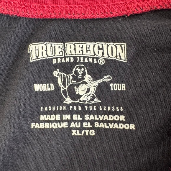 True Religion T Shirt World Tour Buddha Mens - Picture 4 of 8